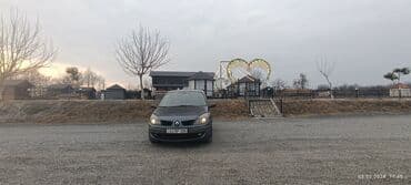 maşın oturacaq uzluyu: Renault Scénic minivan - Kuzov: 5 qapılı, tünd boz/gümüş iki rəngli — 5