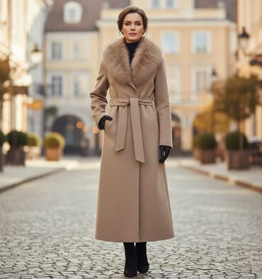 the one tonal krem: Кашемировое пальто / Kaşmir palto ✅Türkiyə istehsalıdır ✅Ölçü 𝟯𝟲 (38 — 1