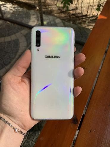 iphone 8 sumqayit: Samsung Galaxy A50, 64 GB, rəng - Ağ, Barmaq izi — 3