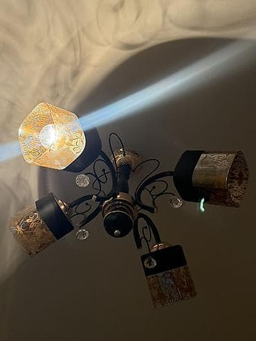 masaüstü çıraq: Çılçıraq, 5 lampa, Metal — 1