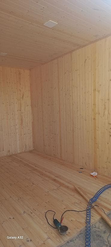 ремонт генераторов: Biaetka ağacla üzlənmiş mini qaraj/hörvətxana konstruksiyası – layihə — 2