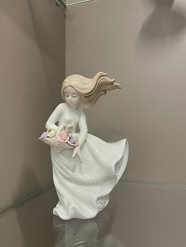 Fiqur, Keramika, rəng - Ağ