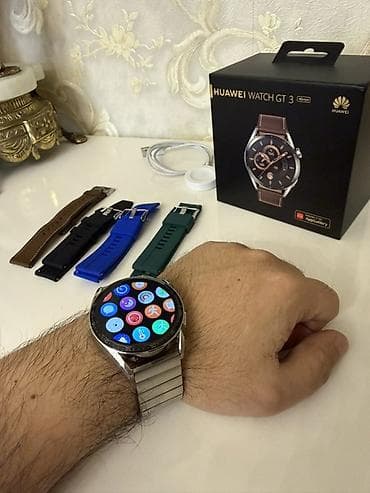 Zərgərlik əşyaları: Smart saat, Huawei, Sensor ekran, rəng - Gümüşü — 2