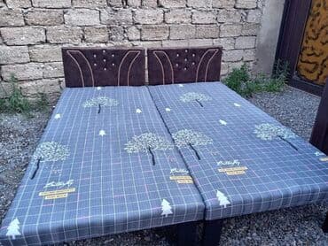 taxt uzluyu: Təzə çarpayılar. 1 nəfərlik çarpayılar 60 manat. 2 nəfərlik taxt 110 — 21