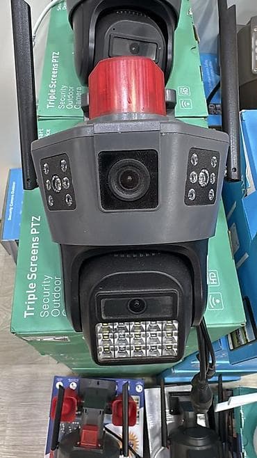 digital tv tuner: Açıq havaya uyğun “Triple Screens PTZ” təhlükəsizlik kamerası - PTZ — 1