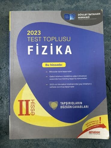 fizika test toplusu 1 ci hisse 2023: Fizika 11-ci sinif, 2023 il — 1