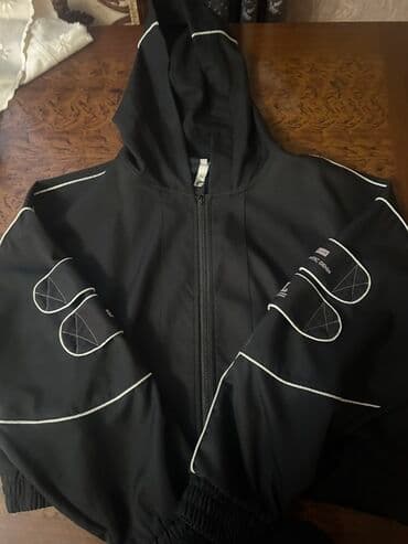 утепленные спортивные костюмы: İdman dəsti, XL, rəng - Qara — 3