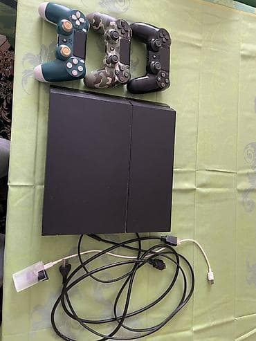 PlayStation 4 Slim oyun konsolu Proshivkali 2 pult original birisi — 1