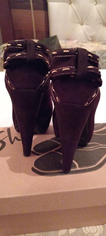 Tuflilər: Tuflilər, Ölçü: 36, rəng - Qəhvəyi, İşlənmiş — 3