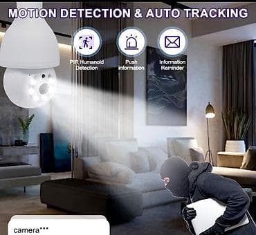 sumqa: TERUHAL 3MP Lampalı Təhlükəsizlik Kamerası - 2.4G Wi‑Fi bağlantısı — 4