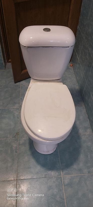 işlenmiş unitazlar: Sanitar avadanlıq dəsti - Bir ədəd döşəməyə quraşdırılan unitaz – — 5