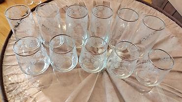 demir stekan: Stəkanlar, Şüşə, 12 ədədli dəst — 2