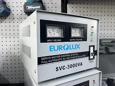 ucuz drel: EUROLUX SVC-3000VA – Tam avtomatik AC gərginlik stabilizatoru — 1