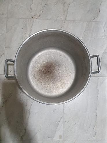 kompot qabı: Gədimi milli dad 3 ədəd qazan və 1 ədəd sac hamısı əla vəziyyətdə təp — 3