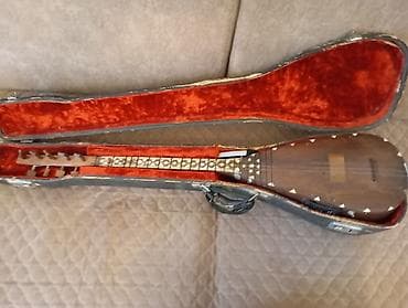 mor ve otesi bilet: Saz (aşıq sazı) – sərt futlyarlı - Türk/Azəri aşıq sazı, uzun saplı — 1