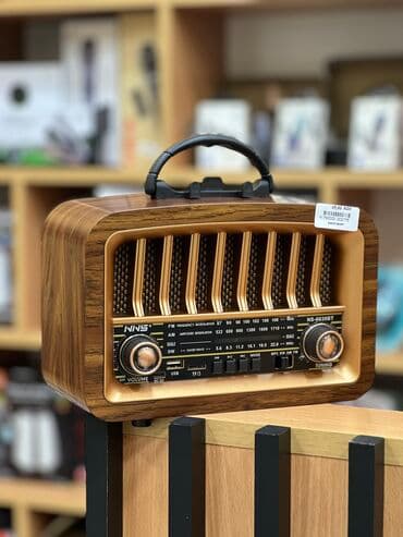 qədim radio: Retro radio Blutuzlu Butun kanalkarı tutur Sd auks 240/işleyir Hem — 1