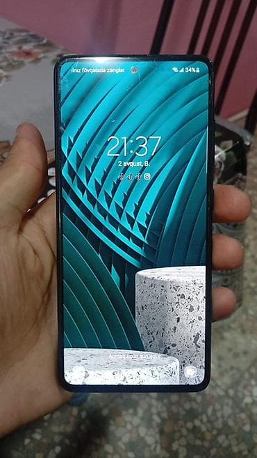 ikinci el redmi not 10 s: Samsung Galaxy A51, 64 GB, rəng - Qara, Barmaq izi — 2