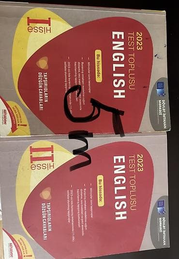 ingilis dili pdf test: Məhsul: 2023 “English” Test Toplusu – Hissə I və Hissə II (Dövlət — 1