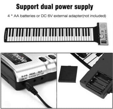 повер капсула для веса: 61 key Rolling Up Piano Səslər: 128 Ritmlər:128 Mahnılar:30 Mağazaya — 5