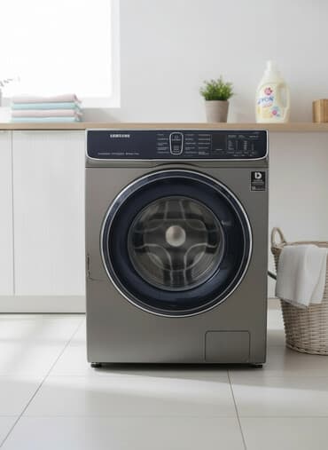 тихая стиральная машина: Стиральная машина Samsung, 8 кг, Автомат, Без сушки — 1