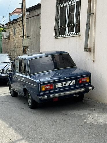 moskvich 2715: VAZ 2106, mavi rəng, sedan kuzov. Klassik dizaynlı, xrom ön-arka — 3