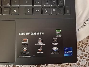 en ucuz asus notebook: ASUS TUF Gaming F16 noutbuku Əsas xüsusiyyətlər: - Ekran: 16" — 4
