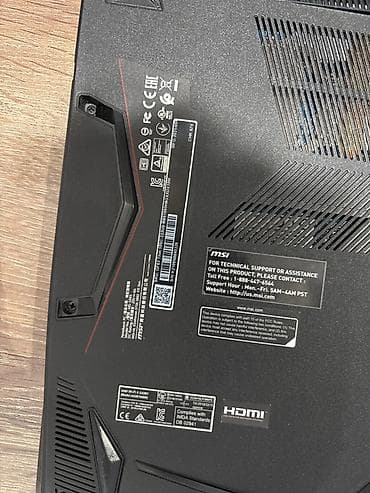 MSI: MSI GF63 Thin 10SC-222US (Model No: MS-16R5) (2021) * CPU: Intel — 8