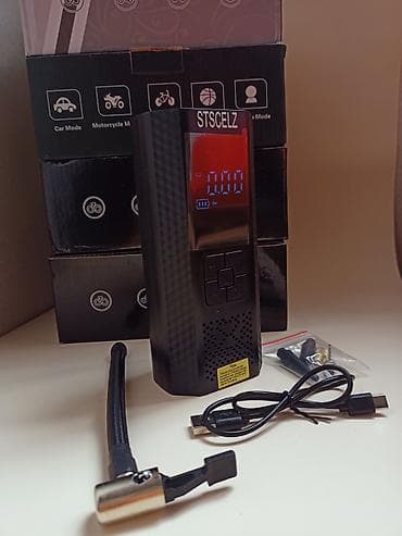 hava kampressor: Portativ akkumulyatorlu hava kompressoru (təkər şişirən) — 5