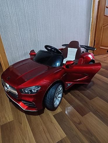 Детские электрокары: Uşaq elektro-maşını – qırmızı rəngli sport kabriolet dizaynı.Hec bir — 1