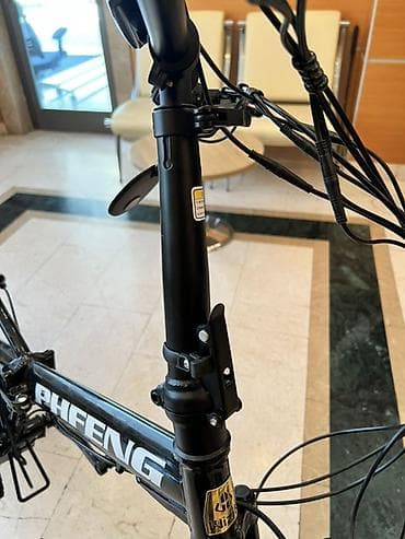 Elektrik nəqliyyatı: PHFENG qatlanan elektrik velosipedi – qalın təkərli city/trek hibrid — 4