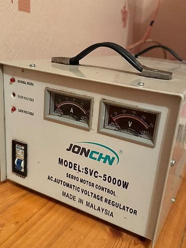 ev bitkisi: JONCHN SVC-5000W gərginlik stabilləşdiricisi - Tip: AC Automatic — 2