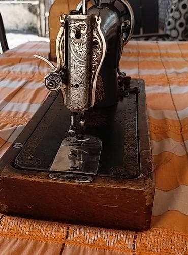 Digər biznes avadanlığı: Qədim tikiş maşını,1 əsrlik,tam işlək vəziyyətdə — 6