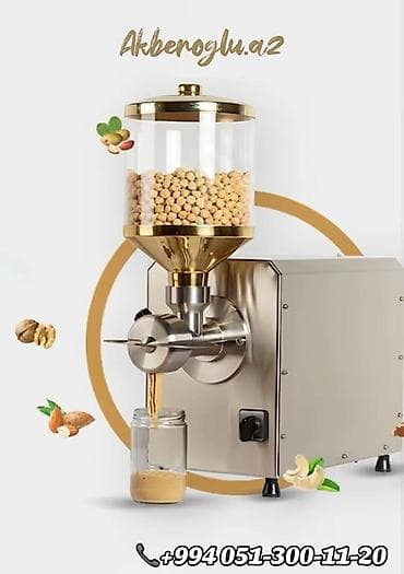 qoz ləpəsi qiyməti: Fıstıq və digər çərəzlərdən pastalar hazırlayan peşəkar pasta/yağ — 1