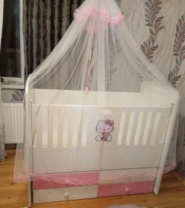 taxt ucun pasteller: Qız üçün, Yeni, Dördbucaq, Beşik, Dəst ilə, Matras ilə, Yellənmə mexanizm ilə — 4