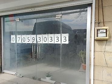 qapi ruckalari: Şüşə sürgülü vitrin qapısı - Material: temperli qalın şüşə (2 ədəd — 2