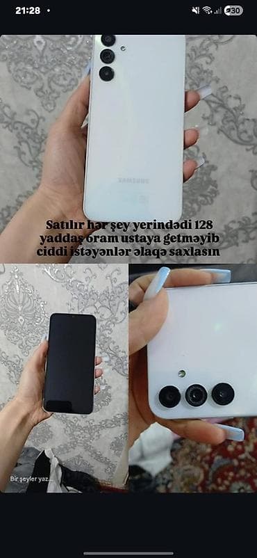 redmi 8 kabrolari: Samsung Galaxy A15, 128 GB, rəng - Ağ — 4