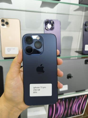 IPhone 15 Pro, 256 GB, Blue Titanium, Face ID