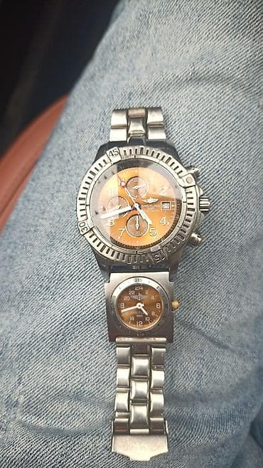 esger saatlari: Qol saatı, Breitling, rəng - Qəhvəyi — 3