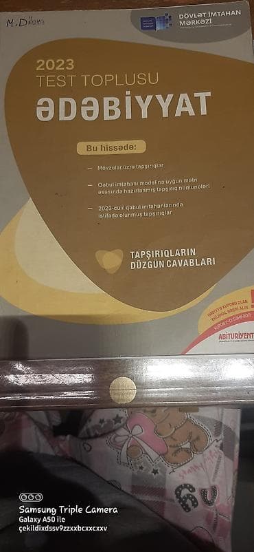 Тесты: Məhsul: 2023 Test Toplusu – Ədəbiyyat (Dövlət İmtahan Mərkəzi) — 1