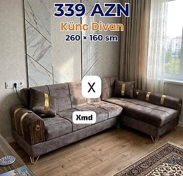 balin: Künc divanlar – ölçülər və modellər - Model 1: 260 × 160 sm, parlaq — 6