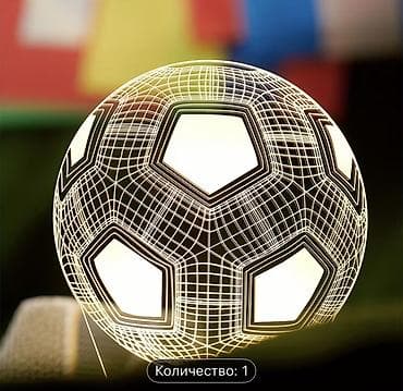 masa usdu: USB gücü ilə işləyən futbol topu dizaynlı masa lampası - Dizayn — 3
