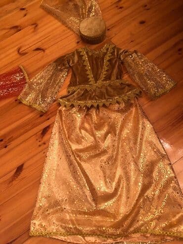 Milli kostyum, Qız üçün, 8 - 9 yaş, Yeni