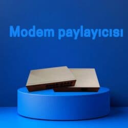 Modemlər və şəbəkə avadanlıqları: Modem paylayıcısı (ethernet kommutator/switch) - Şəbəkəni bir — 1