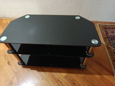 Divan və masa dəstləri: Künc Tv altlığı, Polkalı, Şüşəli — 3