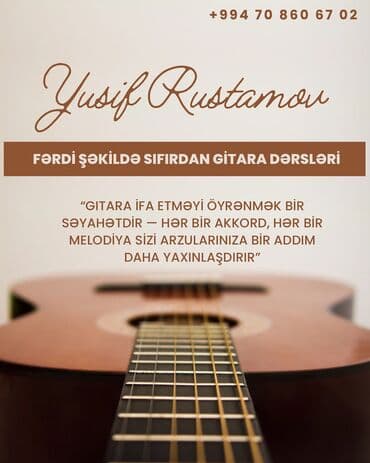 Repetitorlar: Fərdi gitara dərsləri — 1