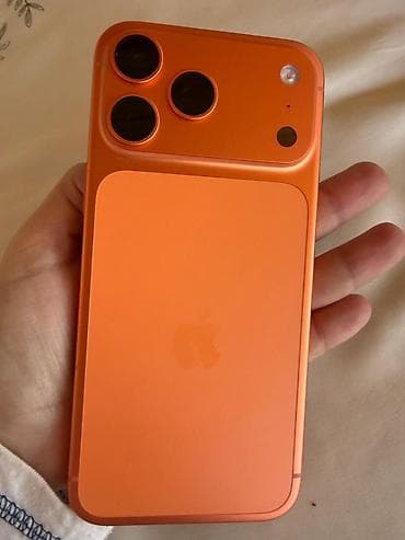 iphone notebook qiymetleri: IPhone 17 Pro Max, 256 GB, Narıncı, Simsiz şarj — 6