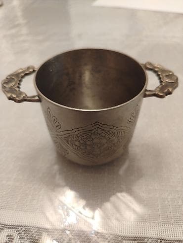 iran peci irsad: Metal qapaqlı dekorativ qab - Material: metal ərinti (pirinç — 2