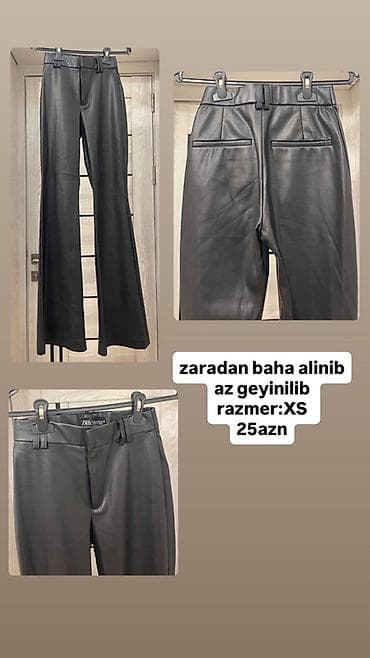 zara godekce: Şalvar, Zara, XS, rəng - Qara — 4