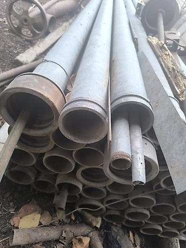 Metal borular – müxtəlif diametrlərdə - Material: sinklənmiş metal -