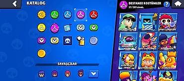 ucuz modem: Brawl Stars oyun hesabı - Kuboklar: 57,424+ - Səviyyə: 39 profil — 9